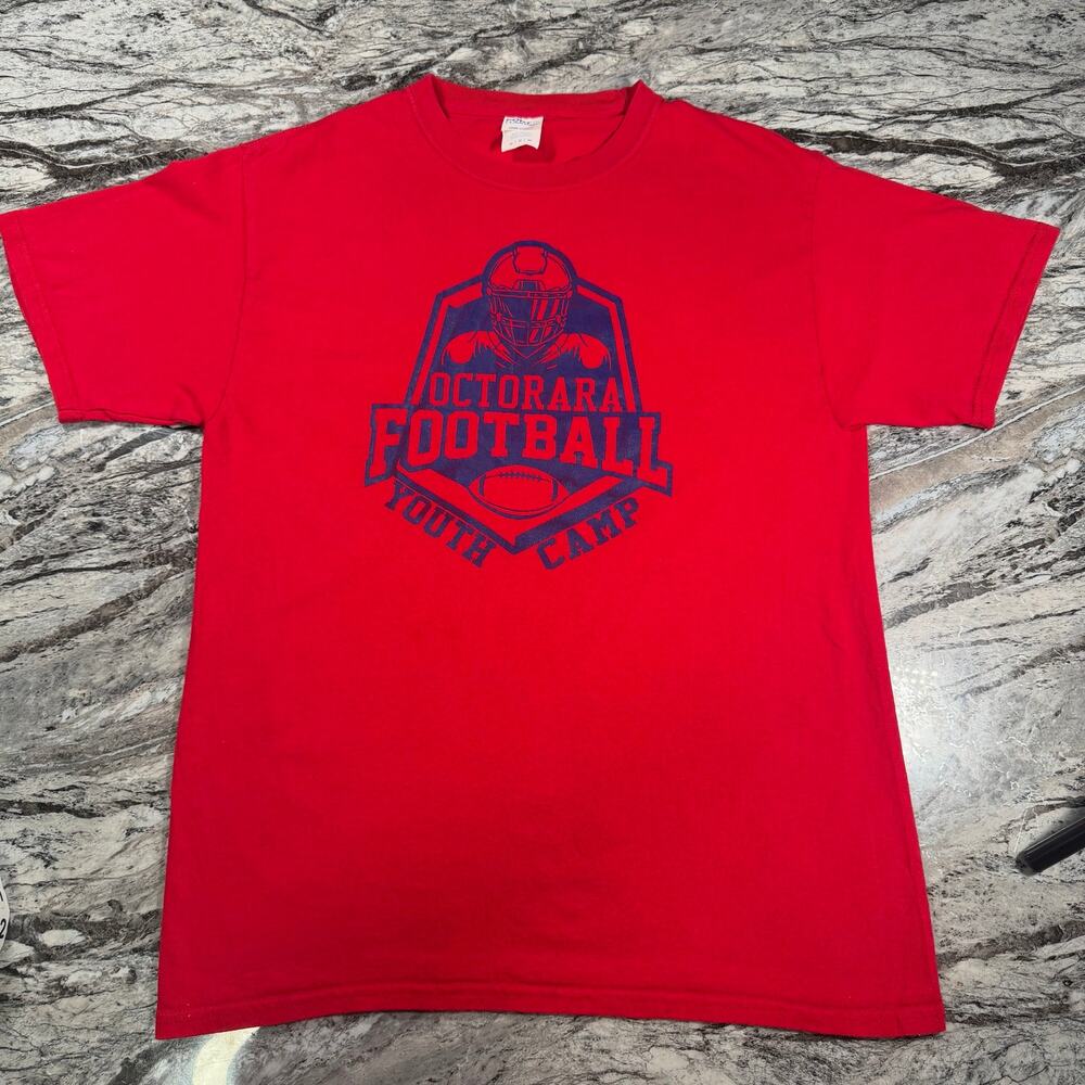 Men’s T-shirt RED M Short Sleeve Casual Shirt Pre-Owned
